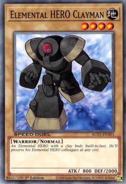 Elemental HERO Clayman [SGX1-ENA03] Common | GnG Games