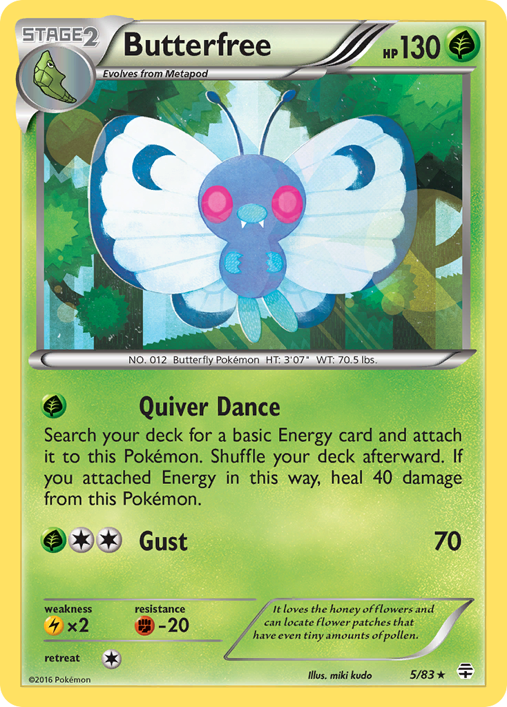 Butterfree (5/83) [XY: Generations] | GnG Games