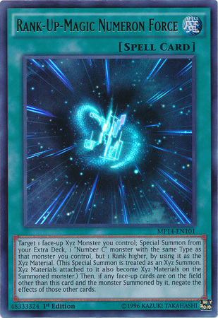 Rank-Up-Magic Numeron Force [MP14-EN101] Ultra Rare | GnG Games