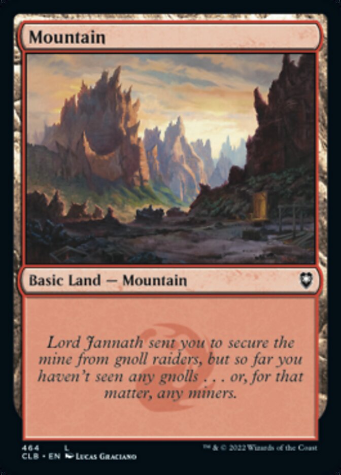 Mountain (464) [Commander Legends: Battle for Baldur's Gate] | GnG Games