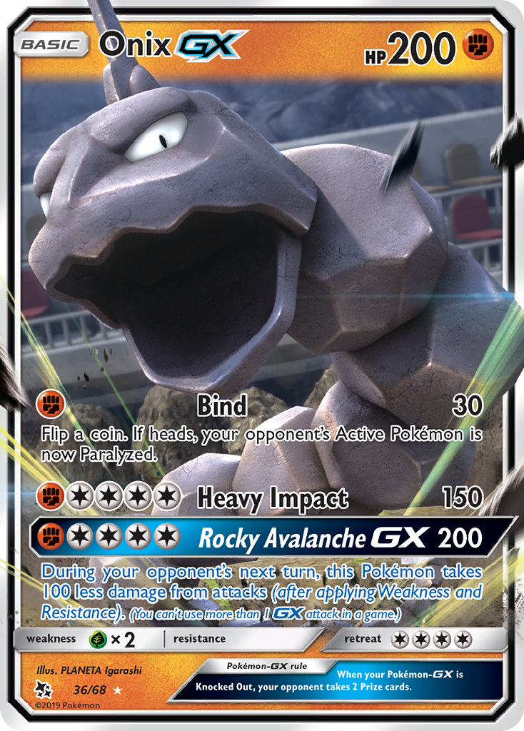 Onix GX (36/68) [Sun & Moon: Hidden Fates] | GnG Games