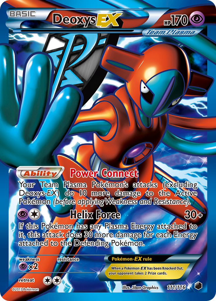 Deoxys EX (111/116) [Black & White: Plasma Freeze] | GnG Games