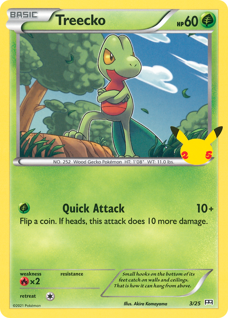 Treecko (3/25) [McDonald's 25th Anniversary] | GnG Games