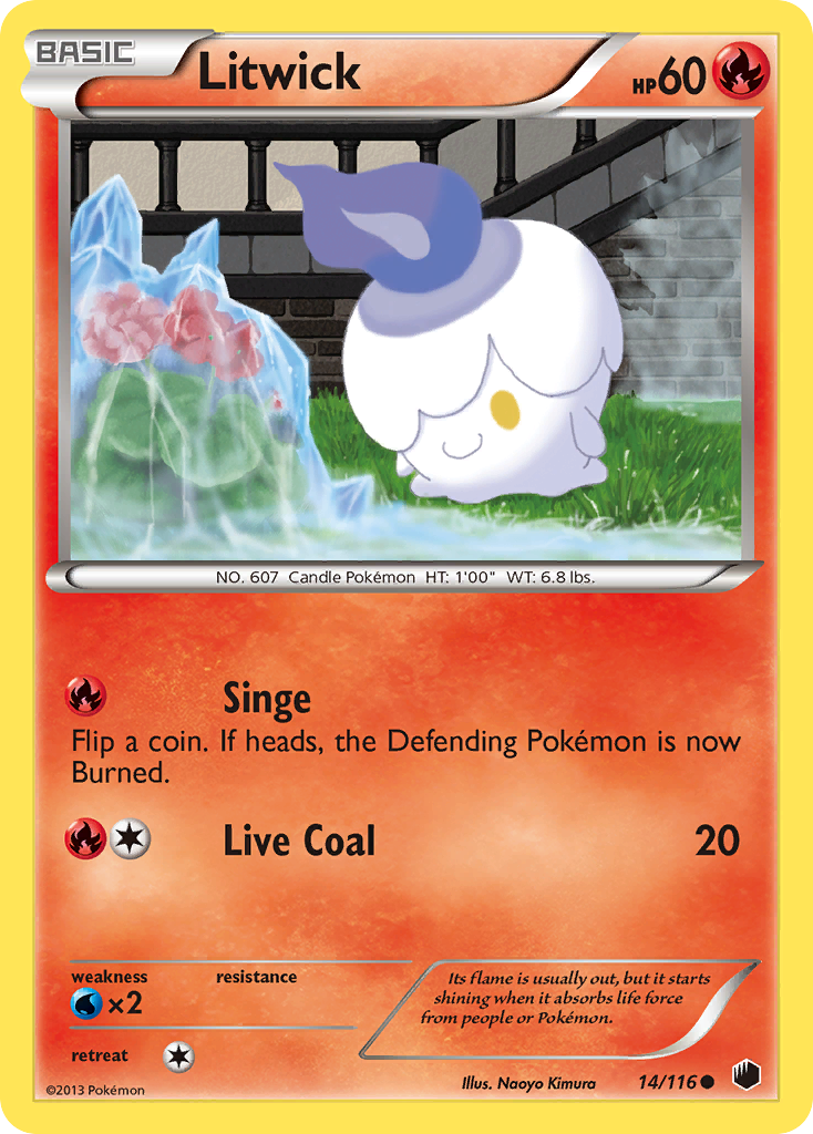 Litwick (14/116) [Black & White: Plasma Freeze] | GnG Games