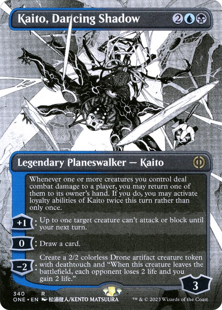 Kaito, Dancing Shadow (Borderless Manga) [Phyrexia: All Will Be One] | GnG Games