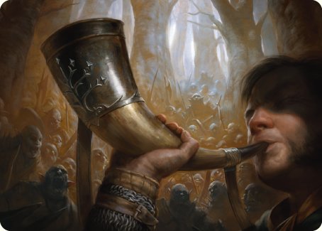 Horn of Gondor Art Card [The Lord of the Rings: Tales of Middle-earth Art Series] | GnG Games