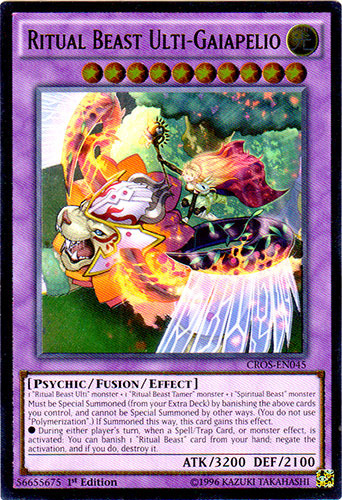 Ritual Beast Ulti-Gaiapelio (UTR) [CROS-EN045] Ultimate Rare | GnG Games