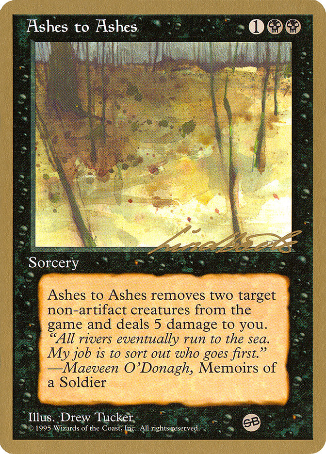 Ashes to Ashes (Leon Lindback) (SB) [Pro Tour Collector Set] | GnG Games