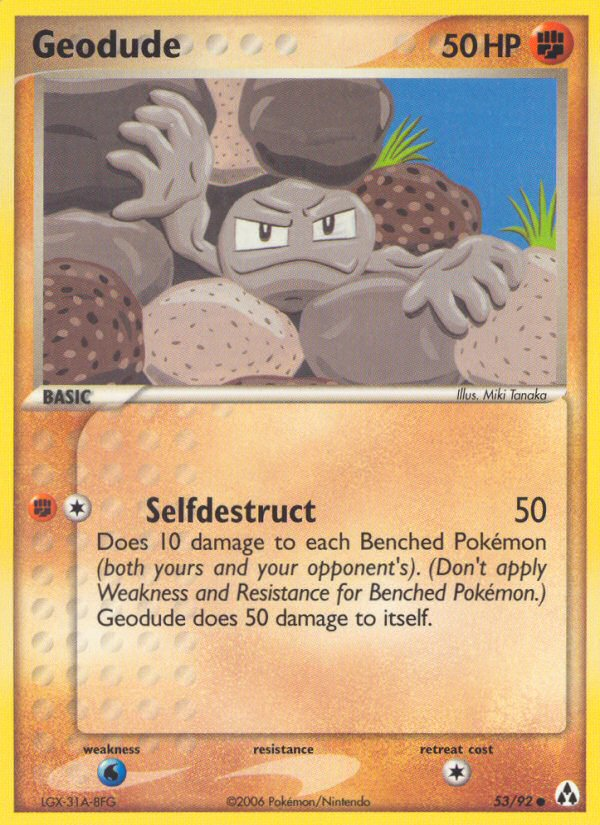 Geodude (53/92) [EX: Legend Maker] | GnG Games