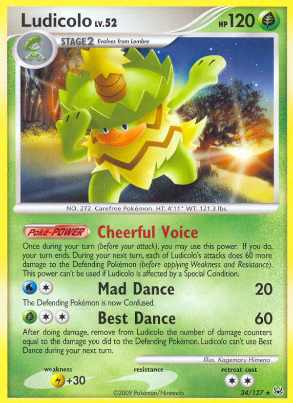 Ludicolo (34/127) [Platinum: Base Set] | GnG Games
