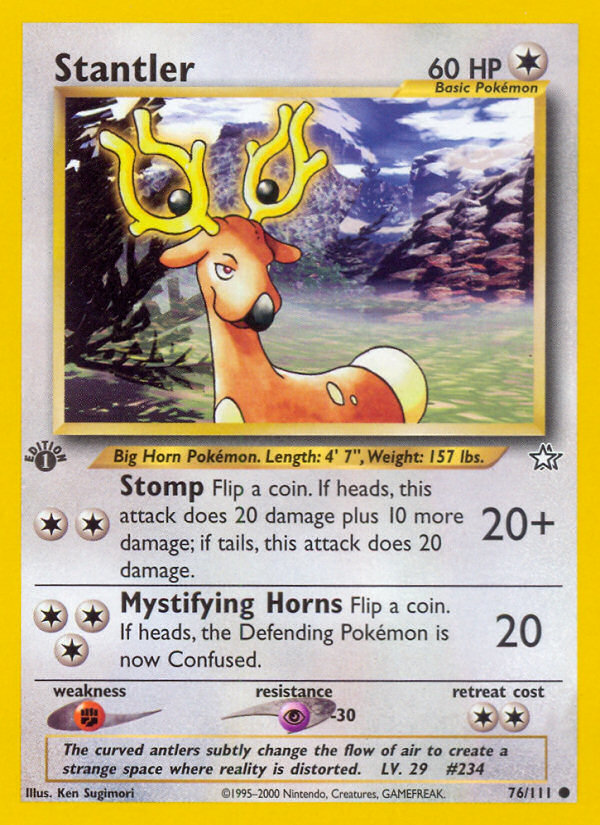 Stantler (76/111) [Neo Genesis 1st Edition] | GnG Games