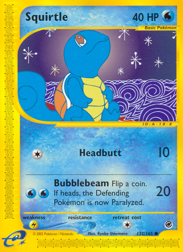 Squirtle (132/165) [Expedition: Base Set] | GnG Games