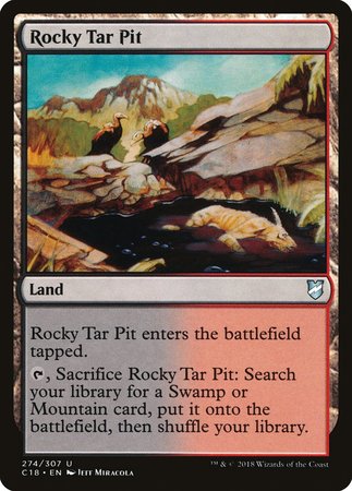 Rocky Tar Pit [Commander 2018] | GnG Games