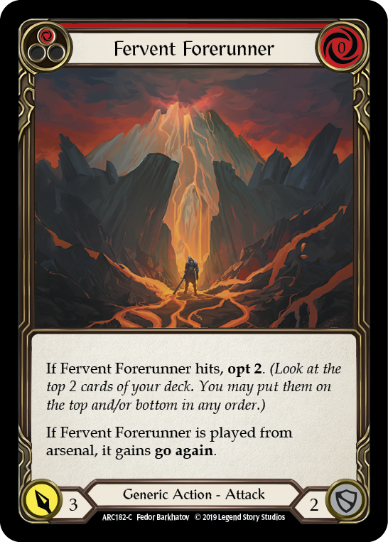 Fervent Forerunner (Red) [ARC182-C] 1st Edition Normal | GnG Games