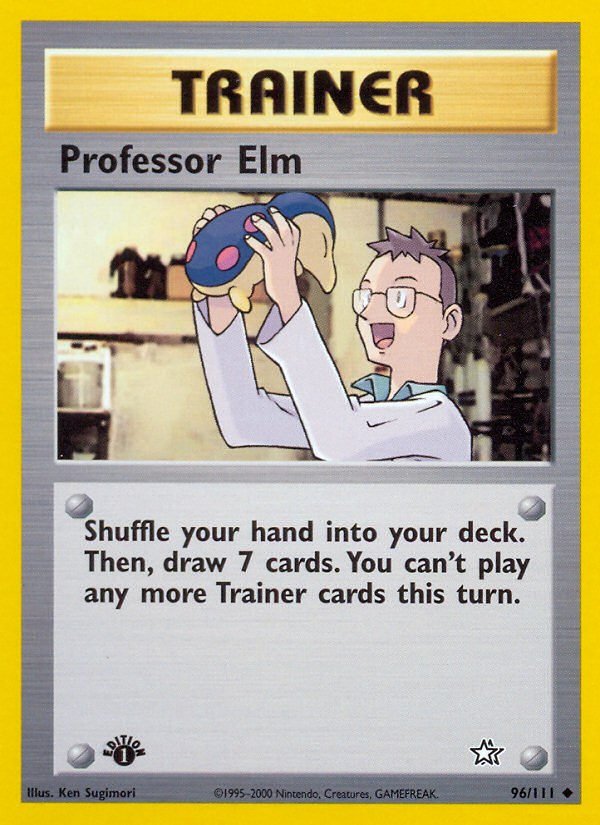 Professor Elm (96/111) [Neo Genesis 1st Edition] | GnG Games