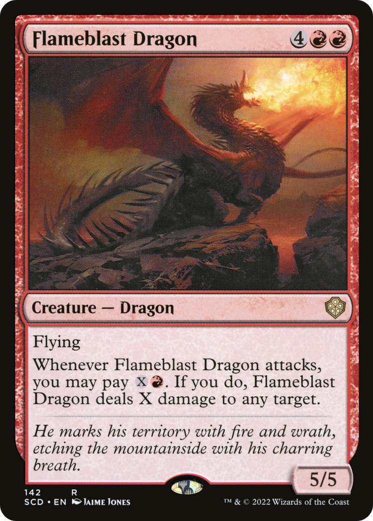 Flameblast Dragon [Starter Commander Decks] | GnG Games