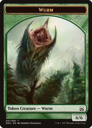 Wurm Token [Duel Decks: Mind vs. Might Tokens] | GnG Games