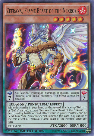 Zefraxa, Flame Beast of the Nekroz [CROS-ENAE1] Super Rare | GnG Games