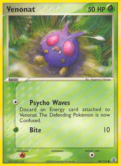 Venonat (84/112) [EX: FireRed & LeafGreen] | GnG Games
