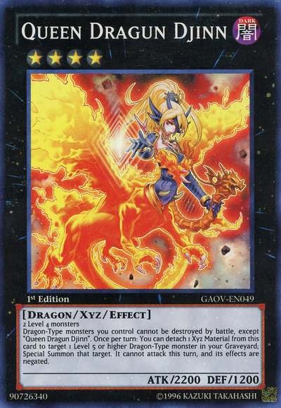 Queen Dragun Djinn [GAOV-EN049] Super Rare | GnG Games