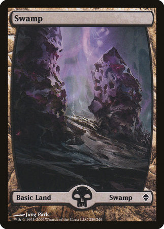 Swamp (239) - Full Art [Zendikar] | GnG Games