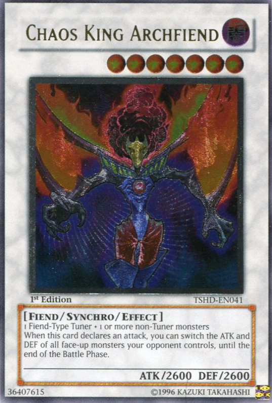 Chaos King Archfiend (UTR) [TSHD-EN041] Ultimate Rare | GnG Games