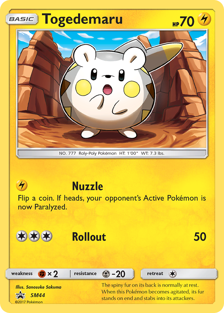 Togedemaru (SM44) [Sun & Moon: Black Star Promos] | GnG Games