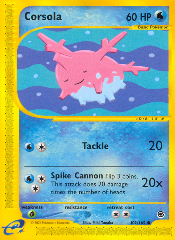 Corsola (102/165) [Expedition: Base Set] | GnG Games