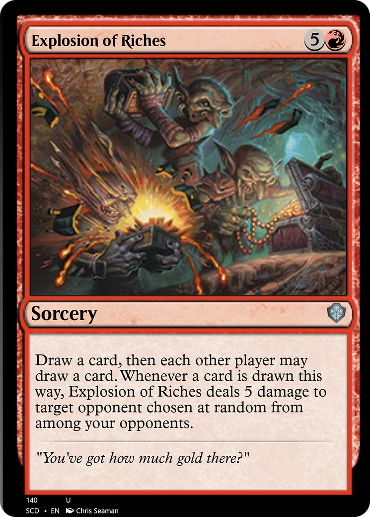 Explosion of Riches [Starter Commander Decks] | GnG Games