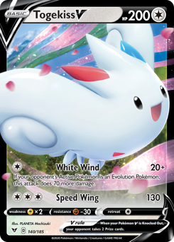 Togekiss V (140/185) [Sword & Shield: Vivid Voltage] | GnG Games