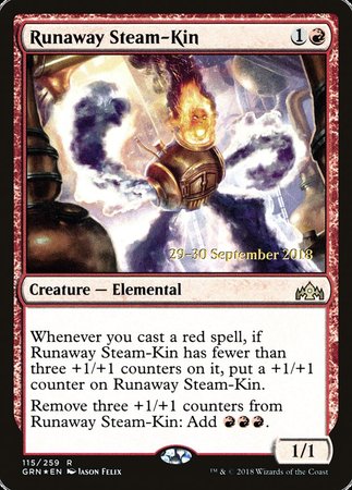 Runaway Steam-Kin [Guilds of Ravnica Promos] | GnG Games