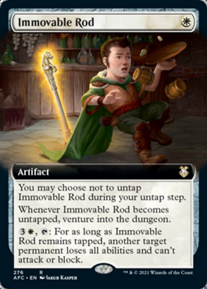 Immovable Rod (Extended) [Dungeons & Dragons: Adventures in the Forgotten Realms Commander] | GnG Games