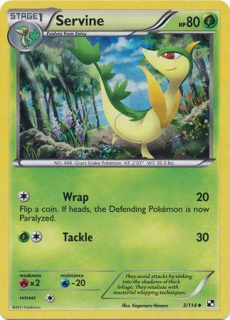 Servine (3/114) (Cracked Ice Holo) [Black & White: Base Set] | GnG Games