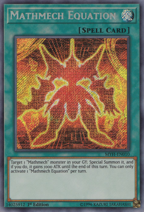 Mathmech Equation [MYFI-EN010] Secret Rare | GnG Games