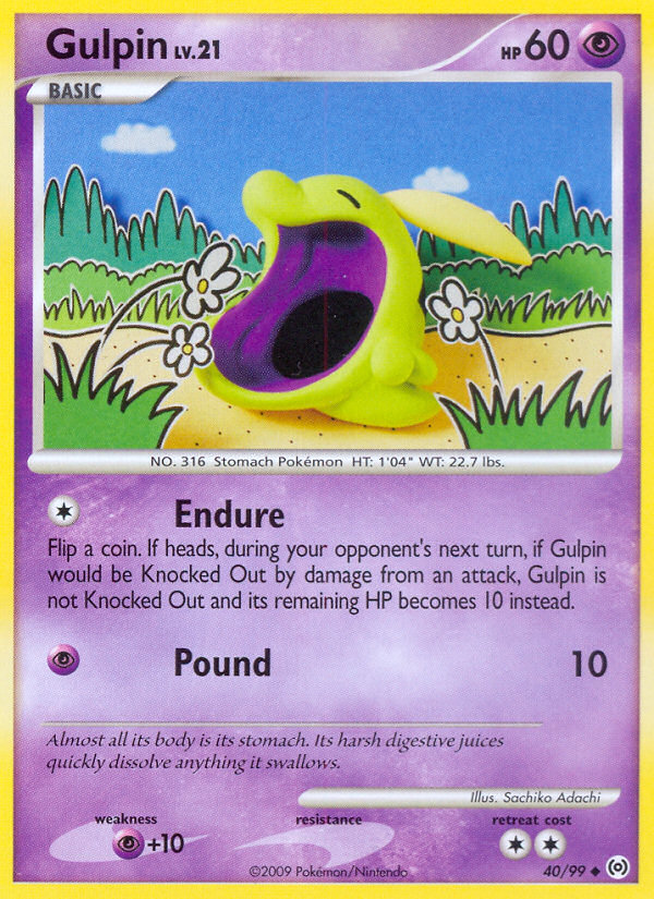 Gulpin (40/99) [Platinum: Arceus] | GnG Games