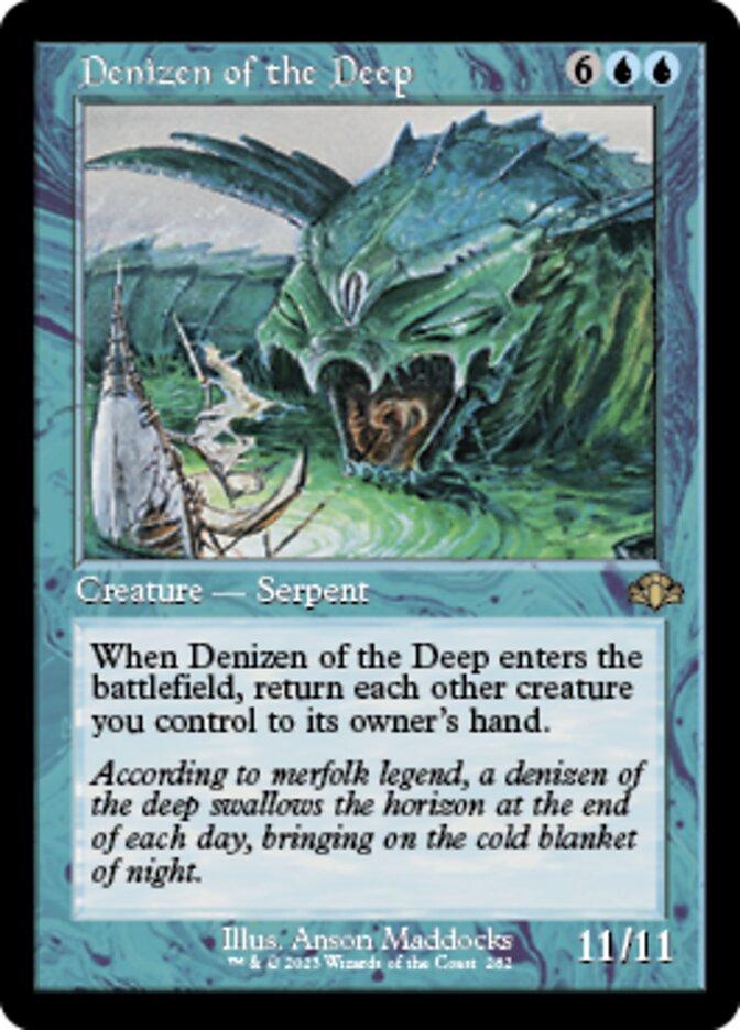 Denizen of the Deep (Retro) [Dominaria Remastered] | GnG Games