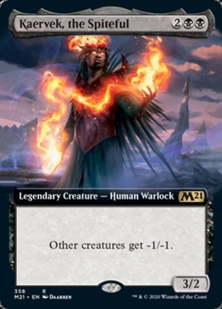 Kaervek, the Spiteful (Extended Art) [Core Set 2021] | GnG Games