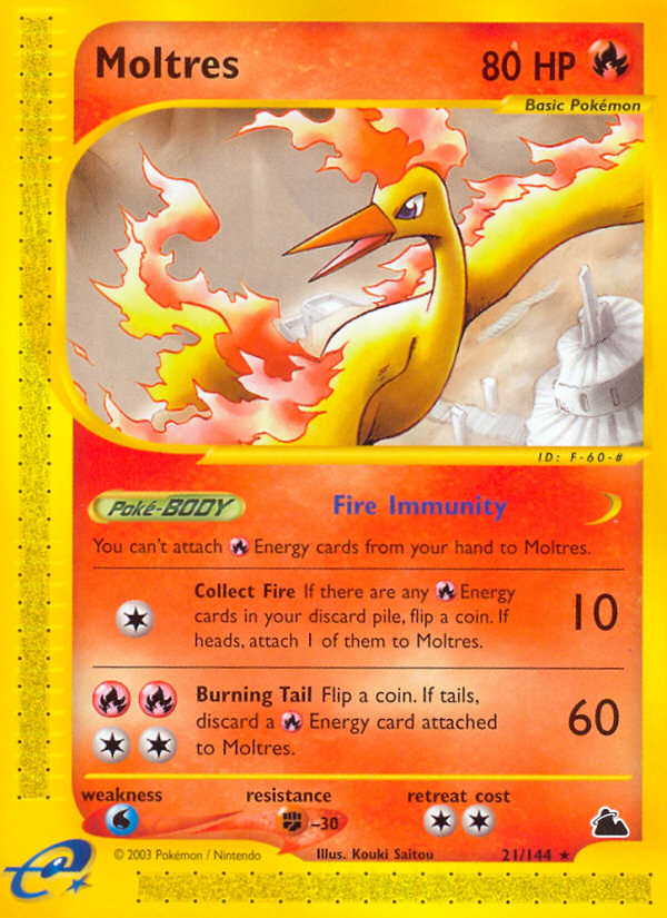 Moltres (21/144) [Skyridge] | GnG Games