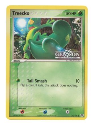 Treecko (70/106) (Gen Con The Best Four Days in Gaming Promo) [EX: Emerald] | GnG Games