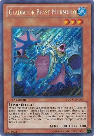 Gladiator Beast Murmillo [LCGX-EN236] Secret Rare | GnG Games