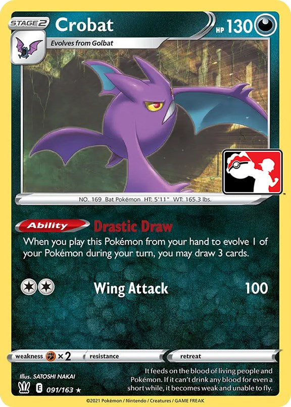 Crobat (091/163) [Prize Pack Series One] | GnG Games