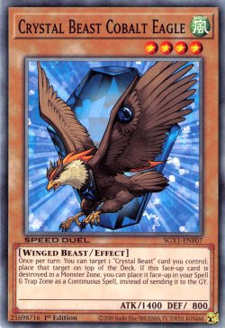 Crystal Beast Cobalt Eagle [SGX1-ENF07] Common | GnG Games