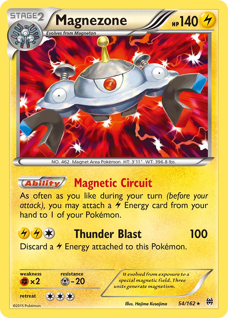 Magnezone (54/162) (Theme Deck Exclusive) [XY: BREAKthrough] | GnG Games