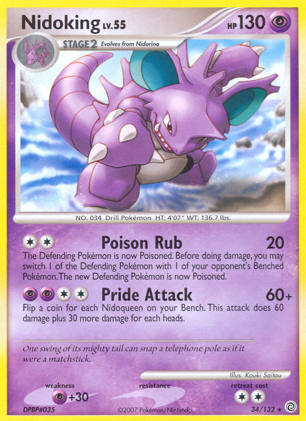 Nidoking (34/132) [Diamond & Pearl: Secret Wonders] | GnG Games