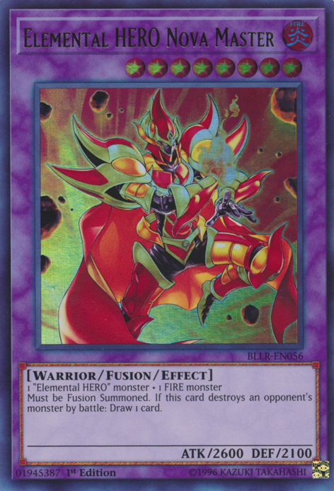 Elemental HERO Nova Master [BLLR-EN056] Ultra Rare | GnG Games