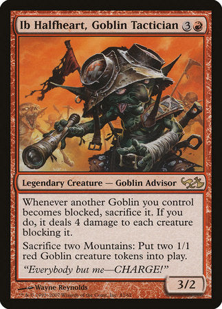 Ib Halfheart, Goblin Tactician [Duel Decks: Elves vs. Goblins] | GnG Games