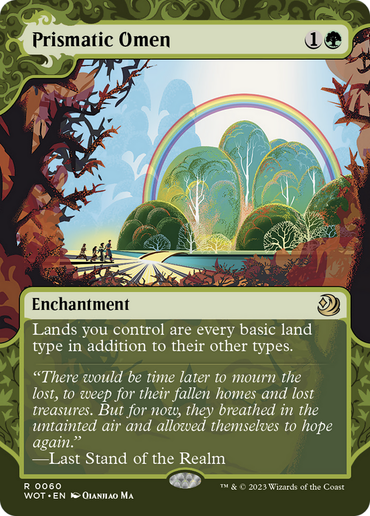 Prismatic Omen [Wilds of Eldraine: Enchanting Tales] | GnG Games