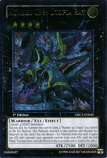 Number C39: Utopia Ray (UTR) [ORCS-EN040] Ultimate Rare | GnG Games