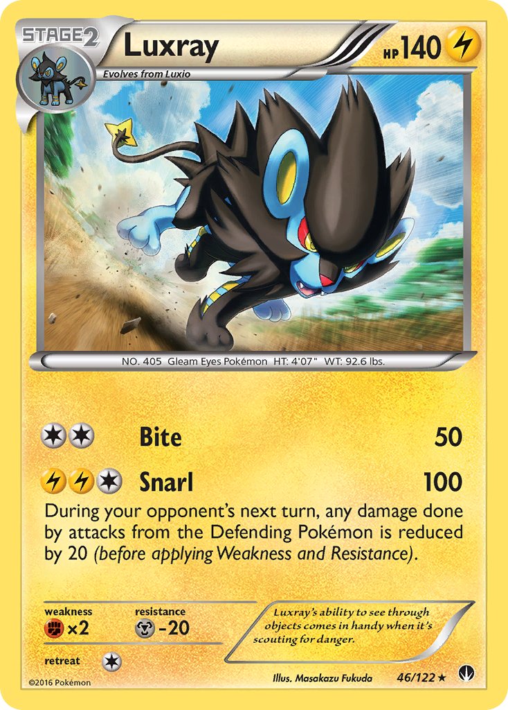 Luxray (46/122) (Cracked Ice Holo) [XY: BREAKpoint] | GnG Games