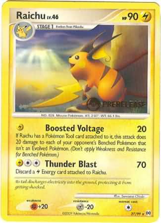 Raichu (27/99) (Prerelease Promo) [Nintendo: Black Star Promos] | GnG Games